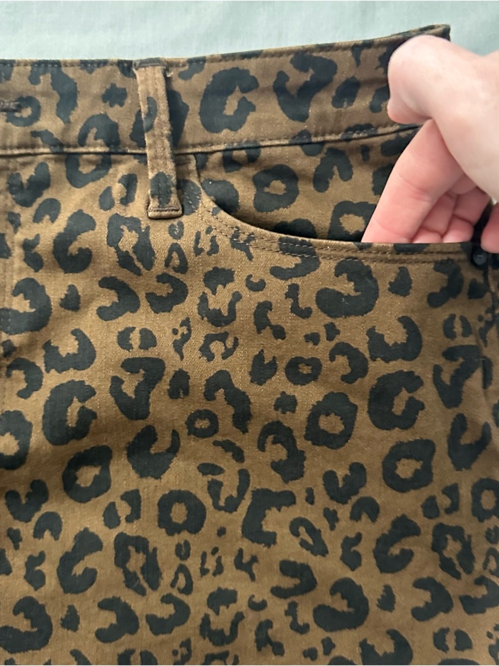 Sanctuary Leopard Print Stretch Mini Skirt Size 30 - Picture 7 of 14